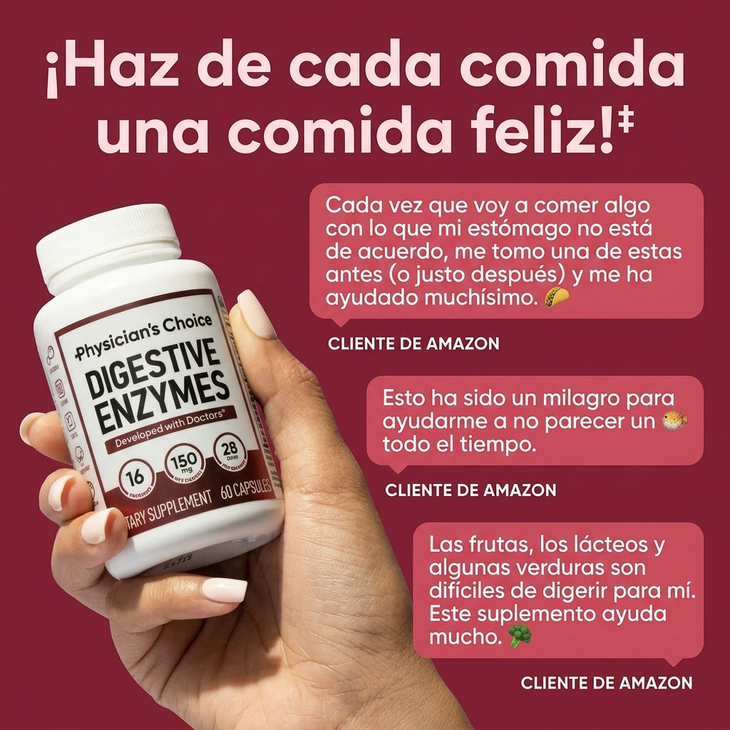 Enzimas Digestivas : Prebióticos + Probióticos
