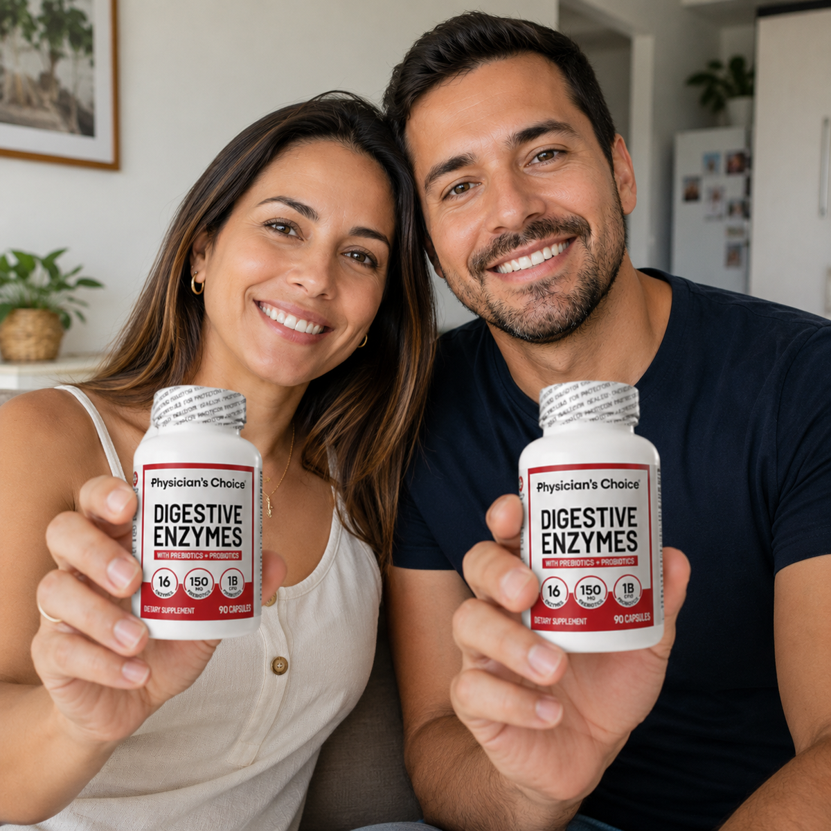 Enzimas Digestivas : Prebióticos + Probióticos